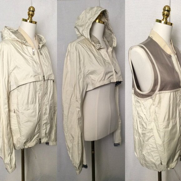 3-in-1 Prada Hooded Jacket | Cropped | Vest | Made in Italy - Picture 1 of 16